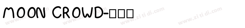 MOON CROWD字体转换